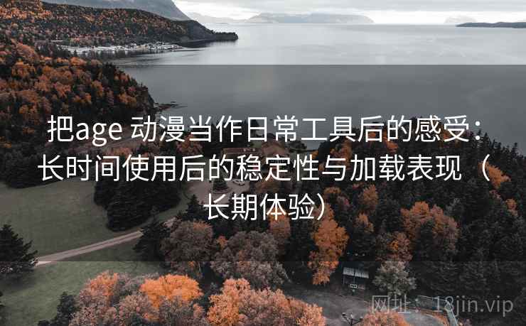 把age 动漫当作日常工具后的感受：长时间使用后的稳定性与加载表现（长期体验）-第2张图片